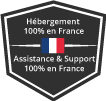 Hébergé et supporté en France